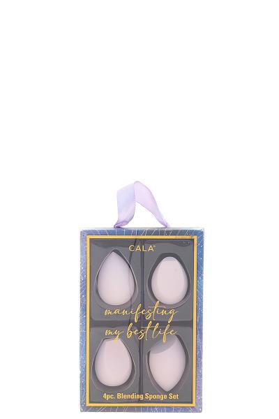 MANIFESTING MY BEST LIFE 4 PC BLENDING SPONGE SET
