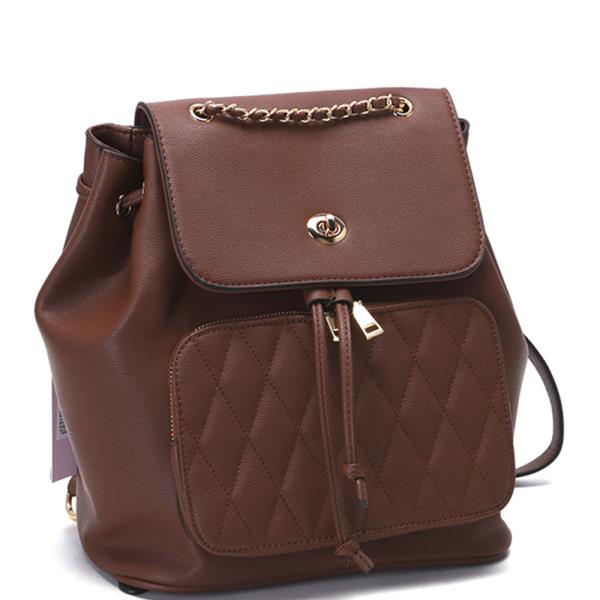 Front Quilt Smooth Backpack