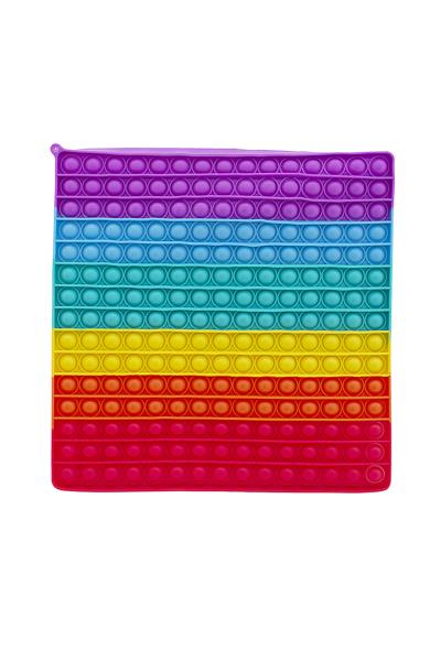 Rainbow Square 225 Bubble Stress Reliever Toy