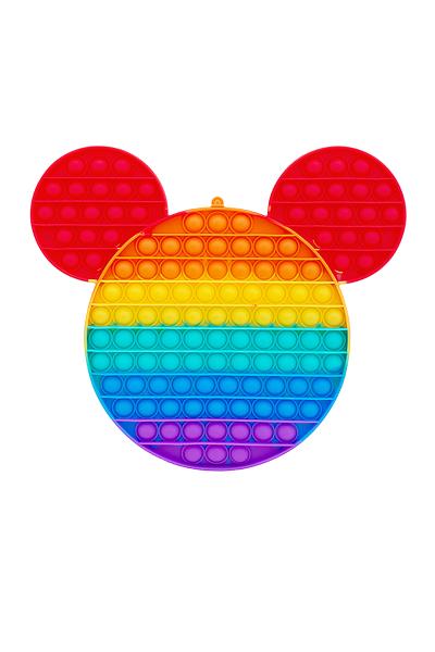 Colored Ears Round 127 Bubble Stress Reliever Toy