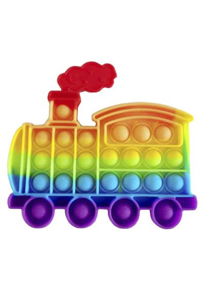Bubble Color Train Stress Reliever Toy