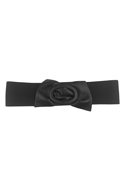 FASHION OVAL BOW ELASTIC BELT