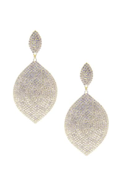 Rhinestone Large Marquise Drop