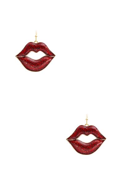 Chic Open Lips Earring