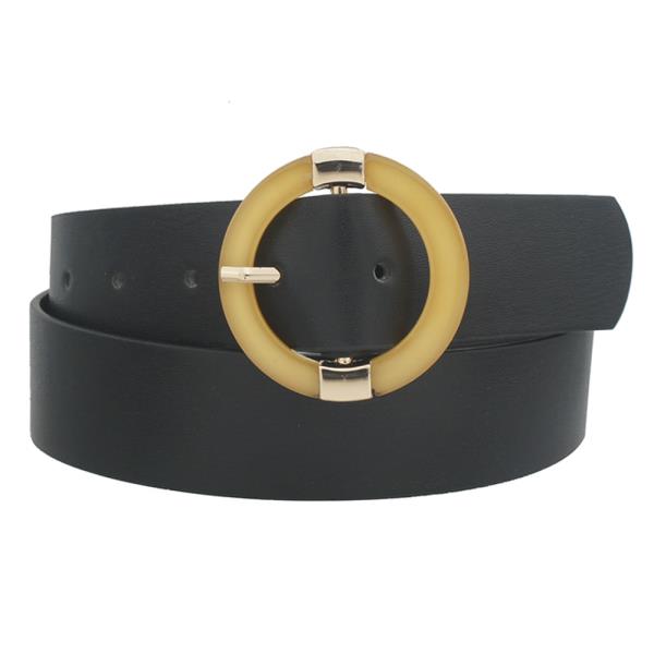 FASHION ROUND BUCKLE BELT
