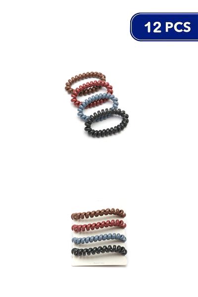 Chic Twirl 4 PC Hair Hair Tie (12 Units)
