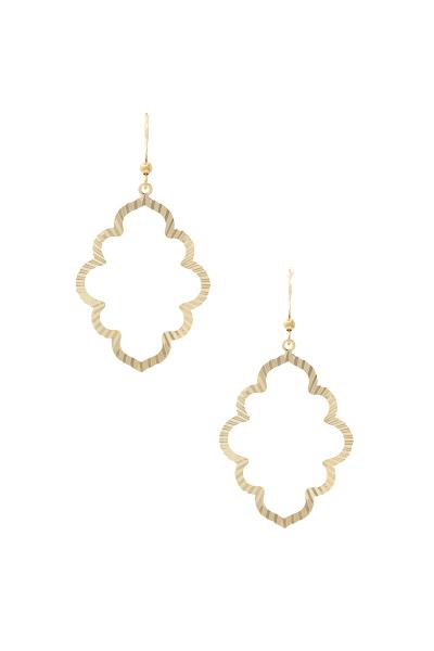 Moroccan Shape Dangle Earring