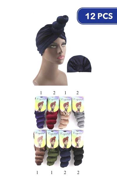 Turban Beanies Headwrap (12 Units)