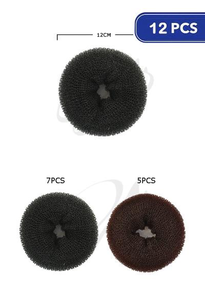 Hair Bun Set (12 Units)
