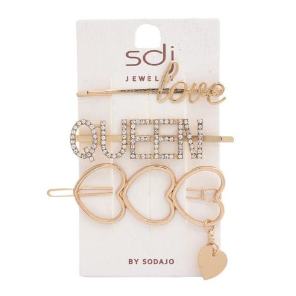SODAJO QUEEN LOVE HAIR PIN SET