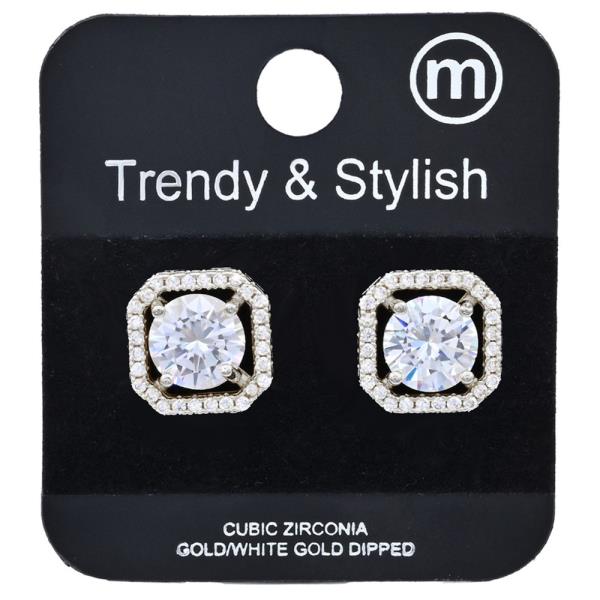Square Stone Earring