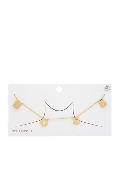 Boss Station Necklace