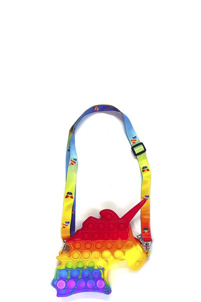 Unicorn Bubbles Stress Reliever Crossbody Handbag