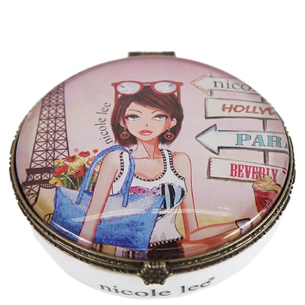 NICOLE LEE Jewelry Holder and Handheld Mirror