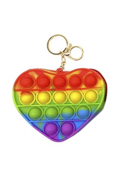 Bubble Color Heart Stress Reliever Toy