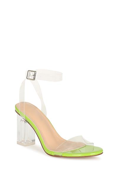 Clear Strap Ankle Buckle Heel (12 Pairs)