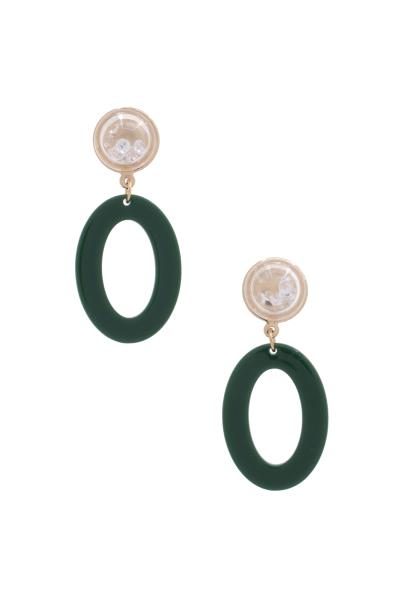 SODAJO Oval Dangle Earring
