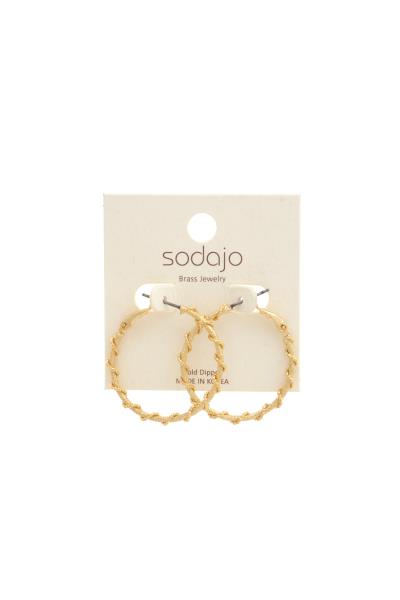 SODAJO HOOP EARRING