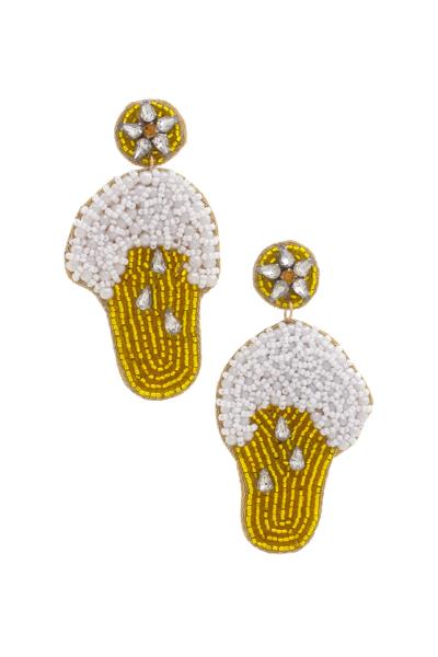 Seed Bead Dangle Earring