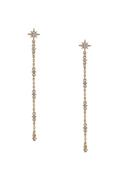 Metal Chain Liner Earring