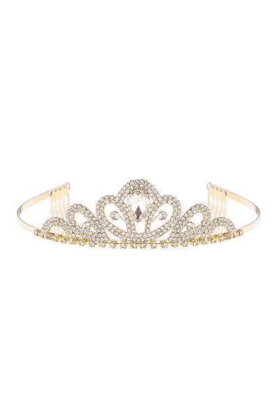 RHINESTONE DESIGN TIARA