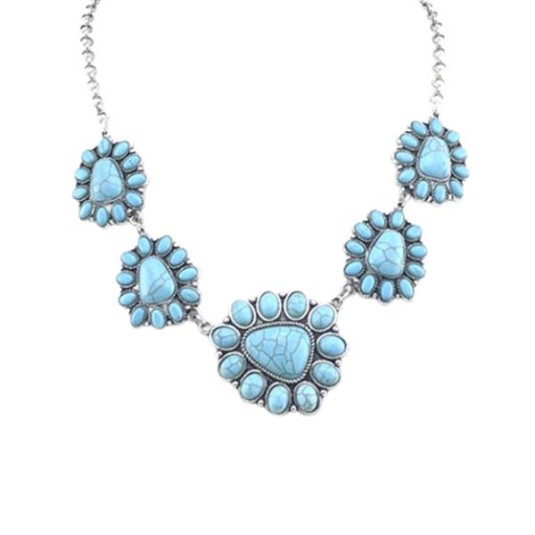 WESTERN CONCHO NECKLACE