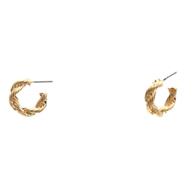 Mini Open Hoop Earring