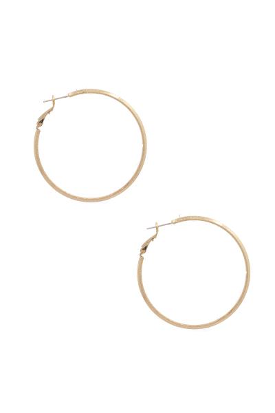 METAL HOOP EARRING