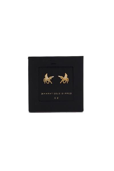 Unicorn Gold Dipped Earring
