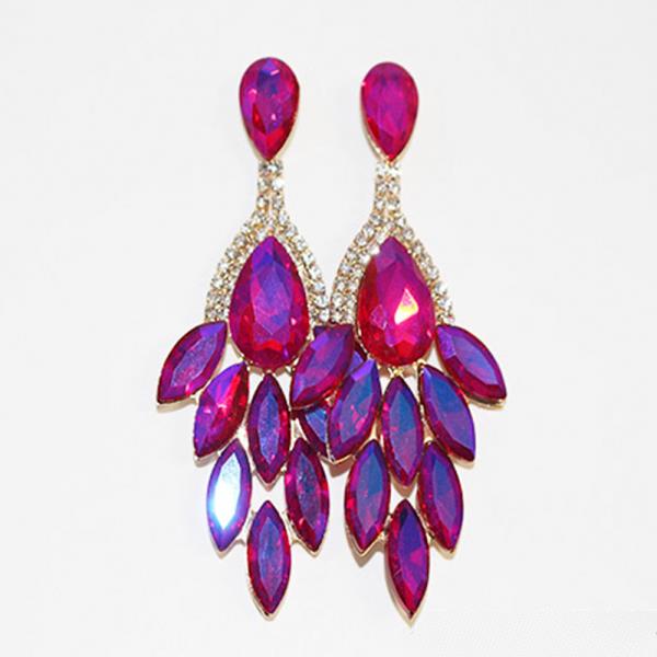 Marquise Teardrop Rhinestone Dangle Earring