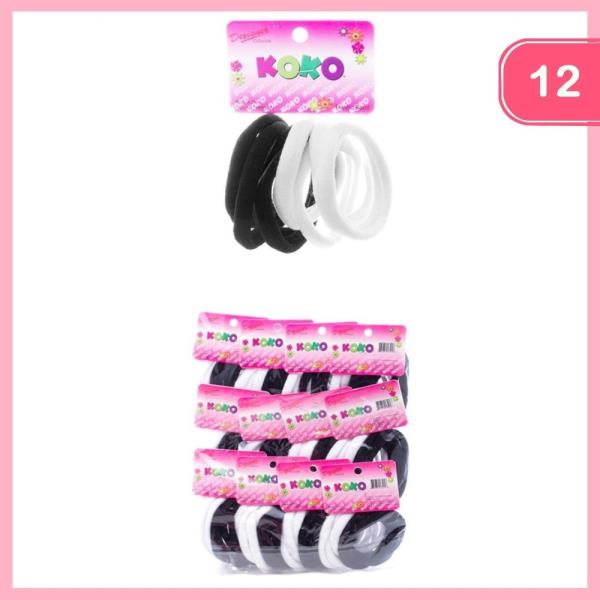 Koko No Tangle Hair Tie 8 PC Set (12 Units)