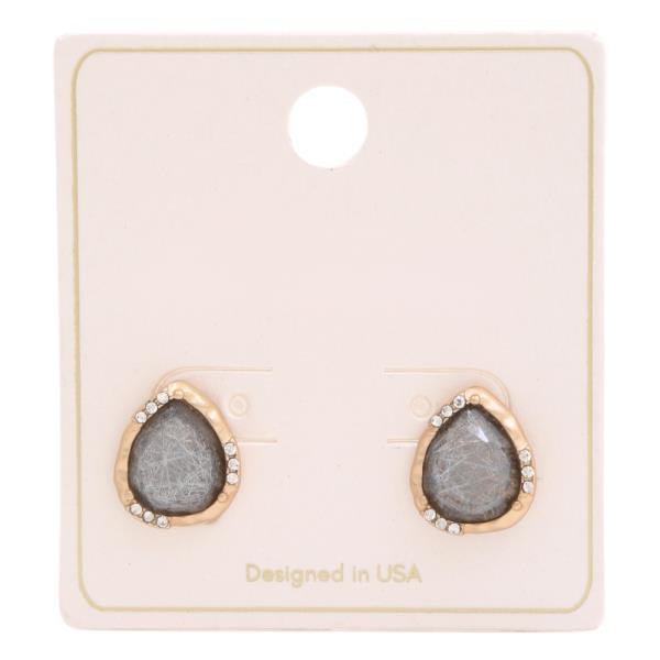 Teardrop Stud Earring