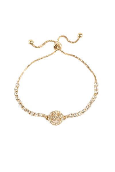 Rhinestone Adjust Bracelet