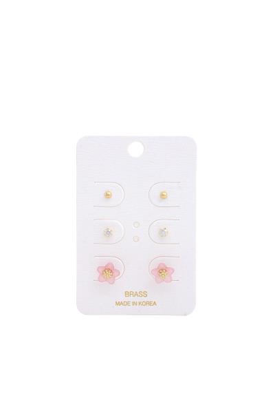 Flower Assorted Earring Set