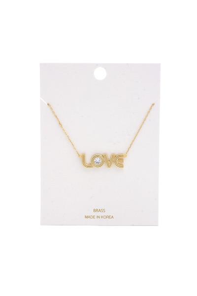Love Metal Necklace