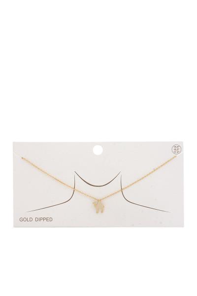 DAINTY CAMEL CHARM NECKLACE