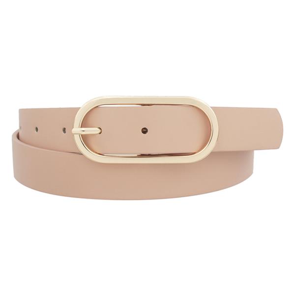 METAL OVAL BUCKLE BELT