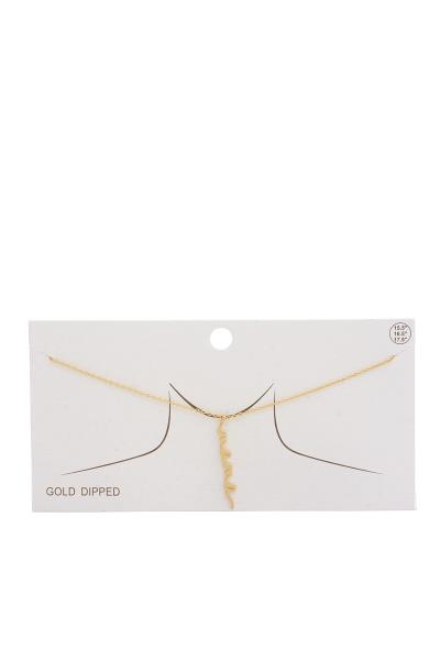 MAMA CURSIVE NECKLACE
