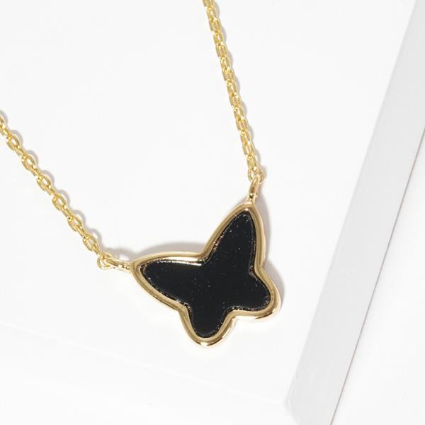 BUTTERFLY CHARM NECKLACE