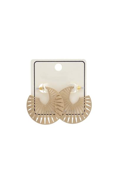 Round Metal Earring