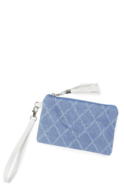 Plaid Mini Pouch Bag