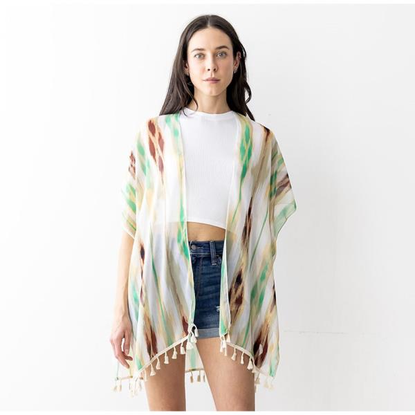 Multi Pattern Kimono