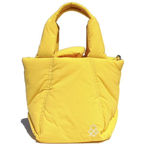Triple 7 Smooth Color Shoulder Handle Tote Bag