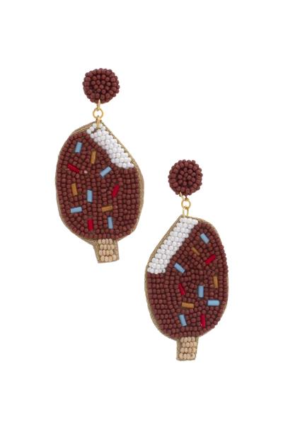 Popsicle Seed Bead Dangle Earring