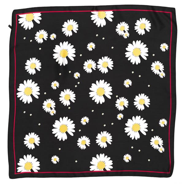 Floral Printed Silky Bandana