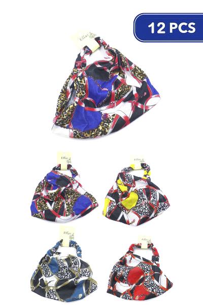 Leopard Print Headwrap (12 Units)