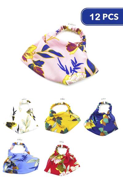 Flower Print Headwrap (12 Units)