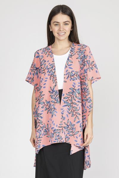 Leaf Print Kimono