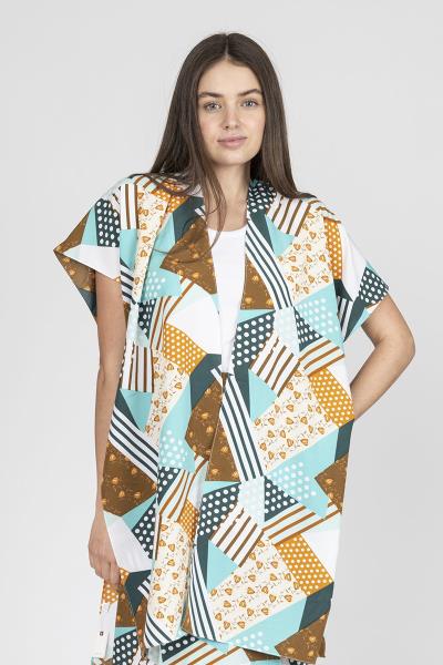 Multi Print Kimono