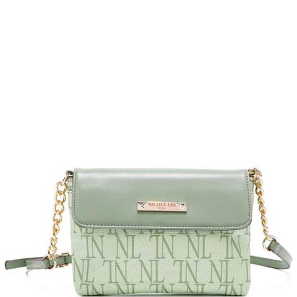 Nicole Lee SMOOTH NL PRINT PATTERN CROSSBODY BAG